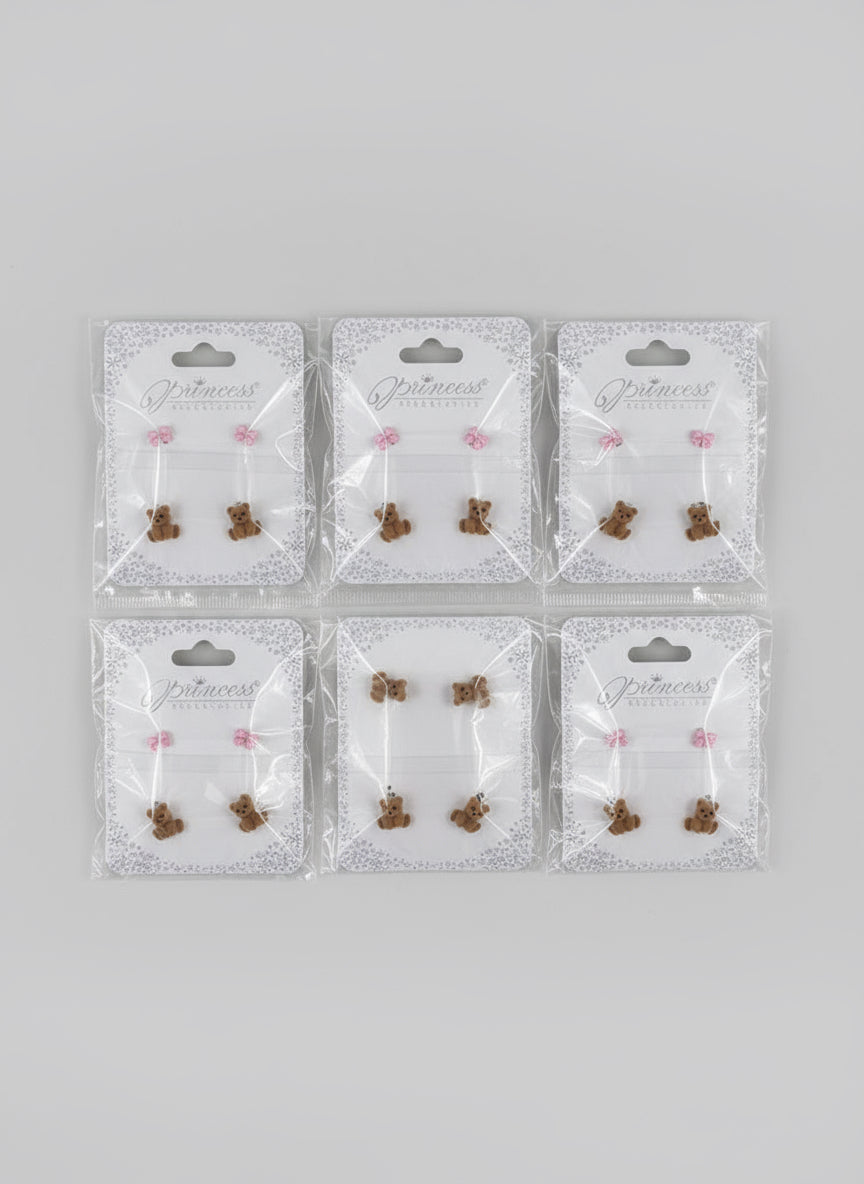 Bear/Bow Earrings