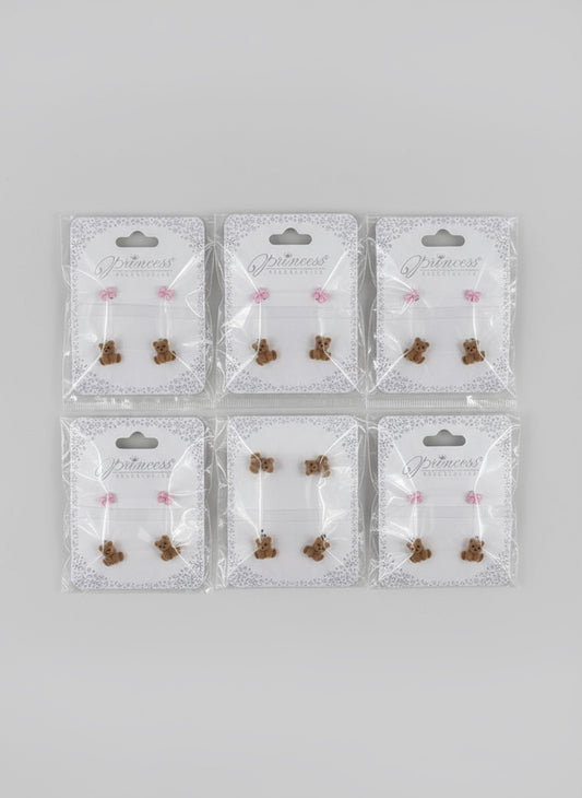 Bear/Bow Earrings