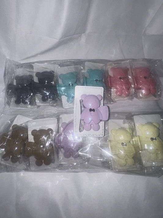 Teddy bear hair clips sold wholesale by the dozen – Jen's Best of LA