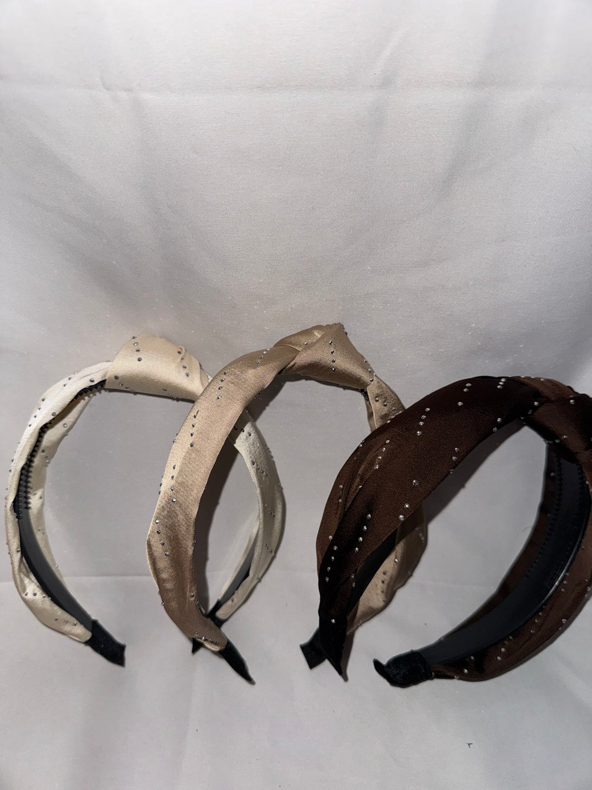 Satin glitter headbands wholesale, second view – Jen's Best of LA