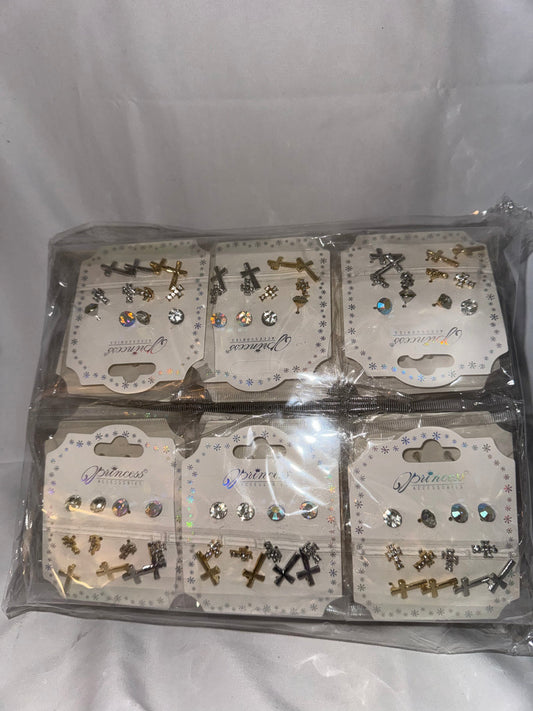 Cross earrings sold wholesale by the dozen – Jen's Best of LA