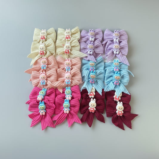 Knitted Labubu Bows