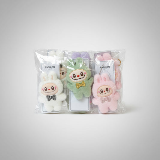 Bow Tie Labubu Keychains