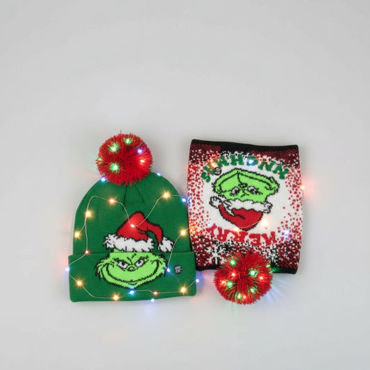 Grinch Beanies(Light Up)